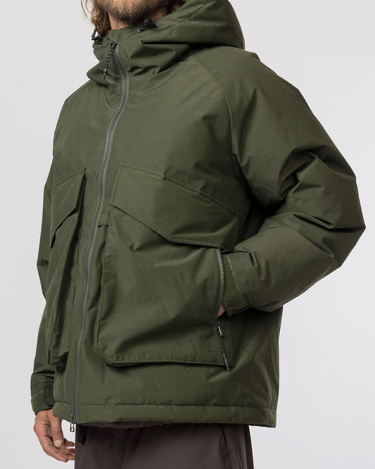 Snow Peak FR 2L Down Jacket Dark Olive