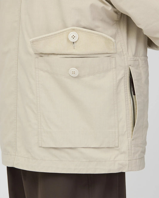 Snow Peak Hybrid TAKIBI Adjustable Jacket Ivory