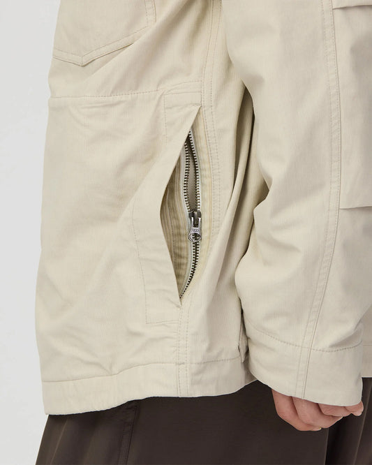 Snow Peak Hybrid TAKIBI Adjustable Jacket Ivory
