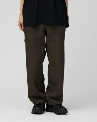 Snow Peak Hybrid TAKIBI Pants Dark Brown