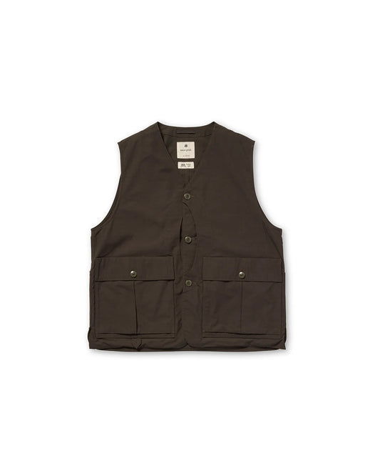 Snow Peak Hybrid TAKIBI Vest Dark Brown