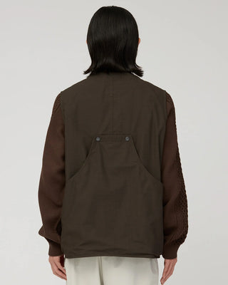 Snow Peak Hybrid TAKIBI Vest Dark Brown