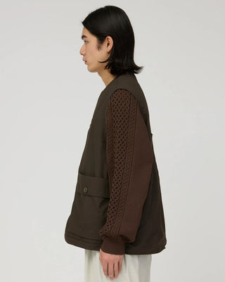 Snow Peak Hybrid TAKIBI Vest Dark Brown