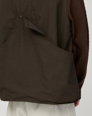 Snow Peak Hybrid TAKIBI Vest Dark Brown