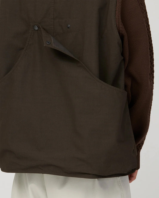 Snow Peak Hybrid TAKIBI Vest Dark Brown