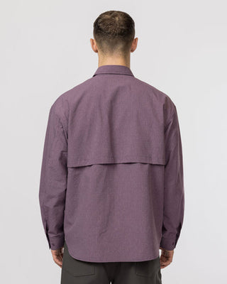 Snow Peak KASURI Ripstop Shirt Dark Purple