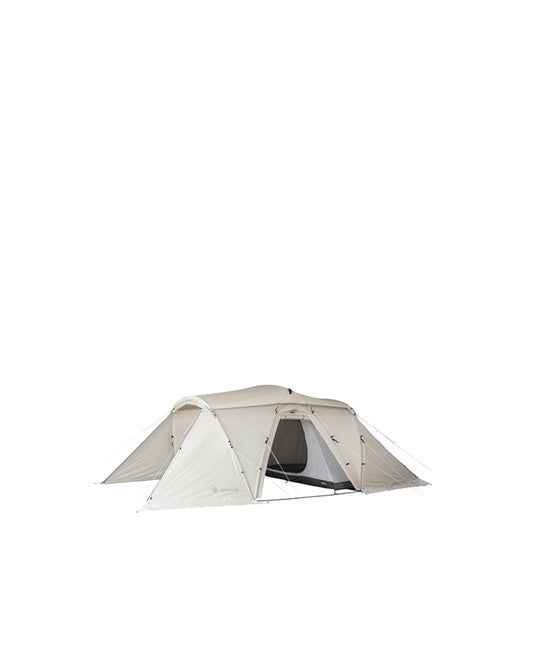 Snow Peak Land Nest Shelter in Ivory Tent open 3