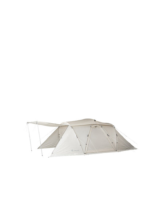 Snow Peak Land Nest Shelter in Ivory Tent closed 1