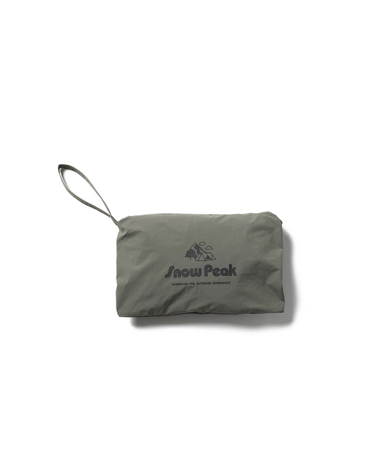 Snow Peak Nylon Tussah 2Way Shorts Light Olive – Recycelte Wasserabweisende Outdoor-Shorts