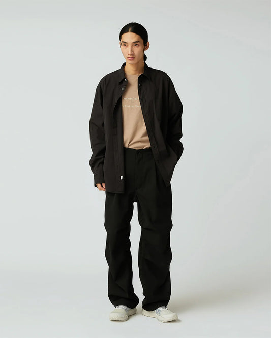 Snow Peak Organic Cotton Shirt Black