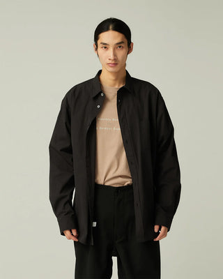 Snow Peak Organic Cotton Shirt Black