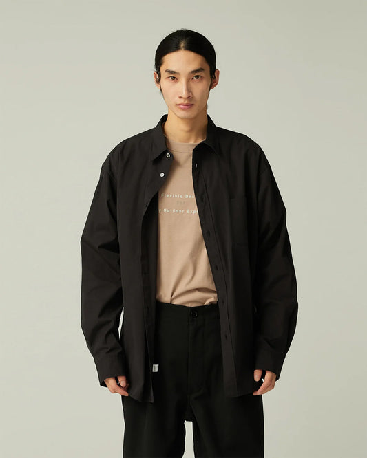 Snow Peak Organic Cotton Shirt Black