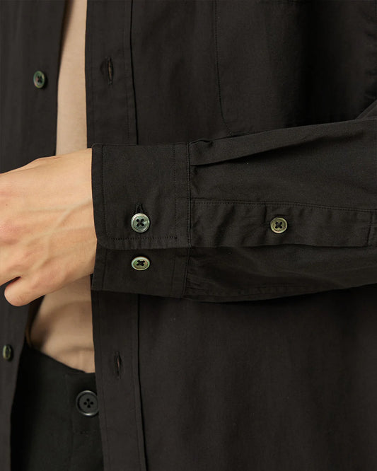 Snow Peak Organic Cotton Shirt Black