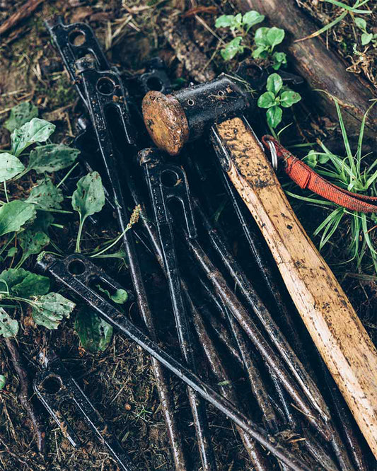 Snow Peak Solid Stake #30 - 6 Pcs Set lifestyle