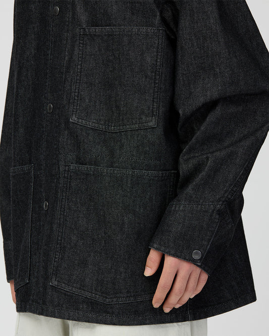 Snow Peak TAKIBI Denim Jacket Black