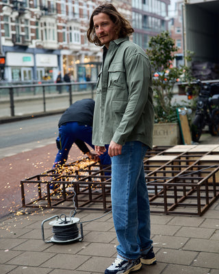 Snow Peak Takibi Herringbone Shirt Jacket Foliage