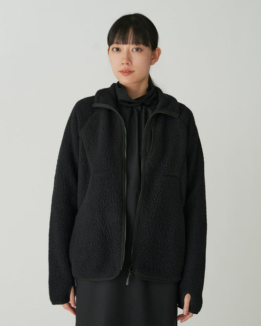 Snow Peak Thermal Boa Fleece Jacket Black