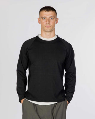 Snow Peak Water Repellent Knit Pullover Black