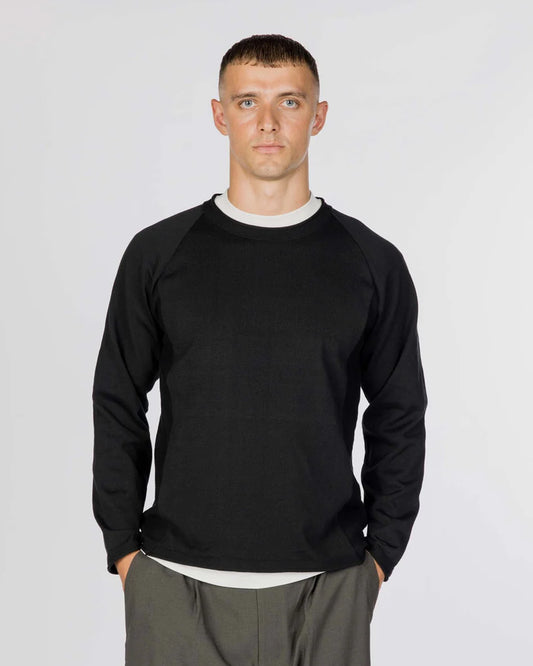 Snow Peak Water Repellent Knit Pullover Black