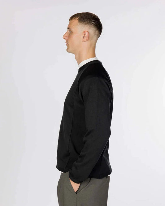 Snow Peak Water Repellent Knit Pullover Black
