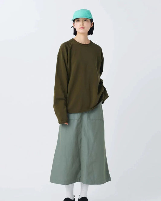 Snow Peak Water Repellent Knit Pullover Dark Olive