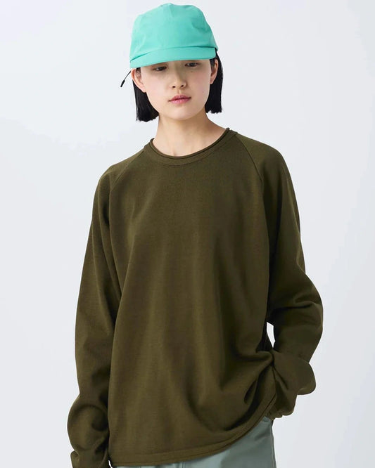 Snow Peak Water Repellent Knit Pullover Dark Olive