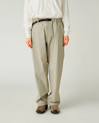 Snow Peak Water-Repellent Stretch Trekking Pants Greige