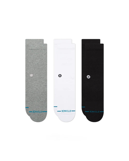 Stance Basic 3 Pack Crew Multi – sock set image 1