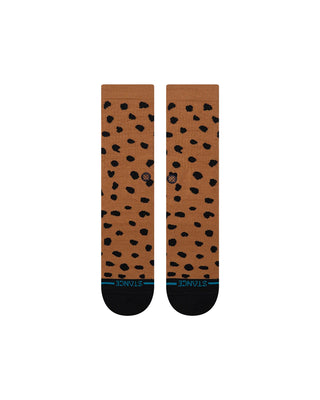 Stance Leopard Crew Brown – product image 2