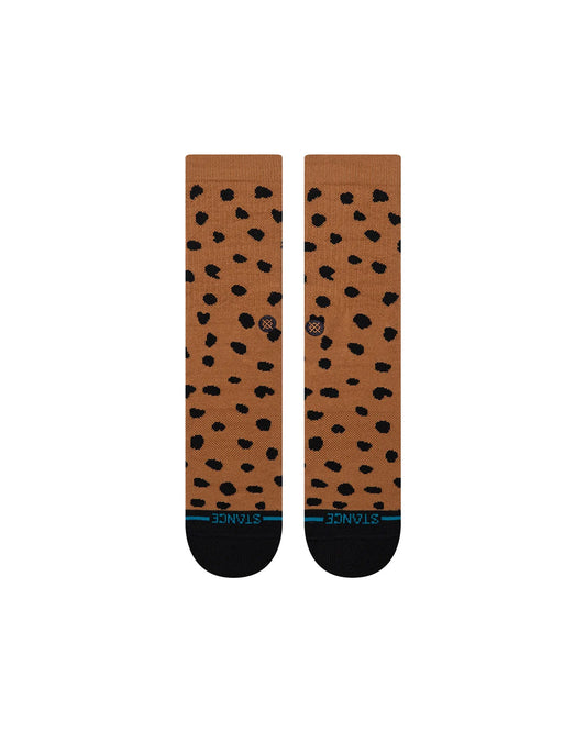 Stance Leopard Crew Brown – product image 2