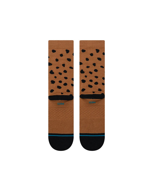 Stance Leopard Crew Brown – product image 3