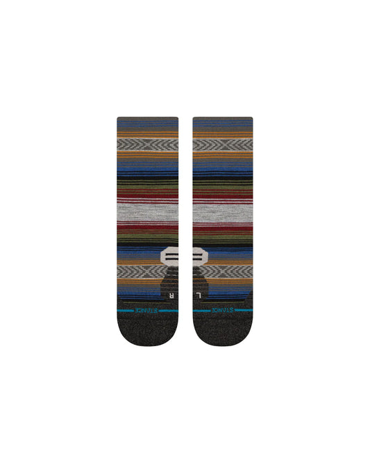 Stance Light Wool Crew Black / Red