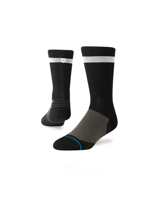 Stance Take Yur Time Light Wool Crew Washed Black