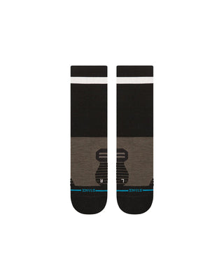 Stance Take Yur Time Light Wool Crew Washed Black