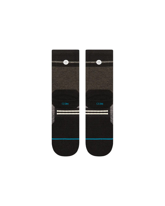 Stance Trenton Mid Wool Crew Black