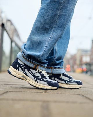 The Mercer Brand The Re-Run Vintage Suede Navy