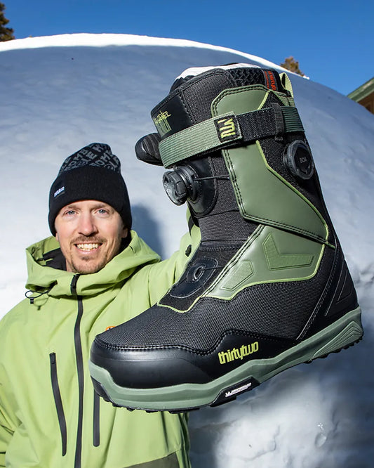 Thirtytwo TM-2 XLT Double BOA Grenier Black/Green 2026 Snowboard Boots