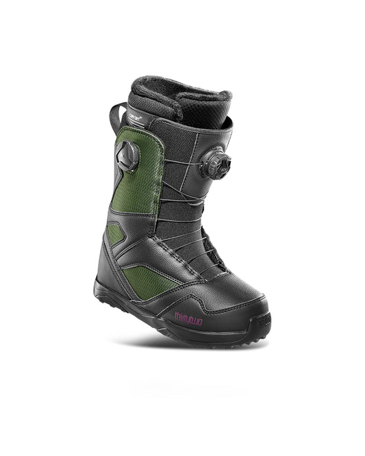 Thirtytwo STW Double BOA W's Black / Green 2024 Snowboard Boots