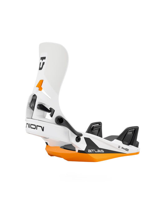 Union Atlas Step On White / Orange Snowboard Binding