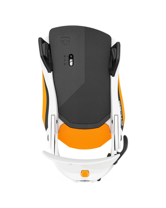 Union Atlas Step On White / Orange Snowboard Binding