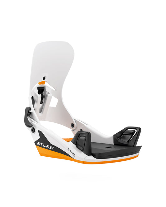 Union Atlas Step On White / Orange Snowboard Binding