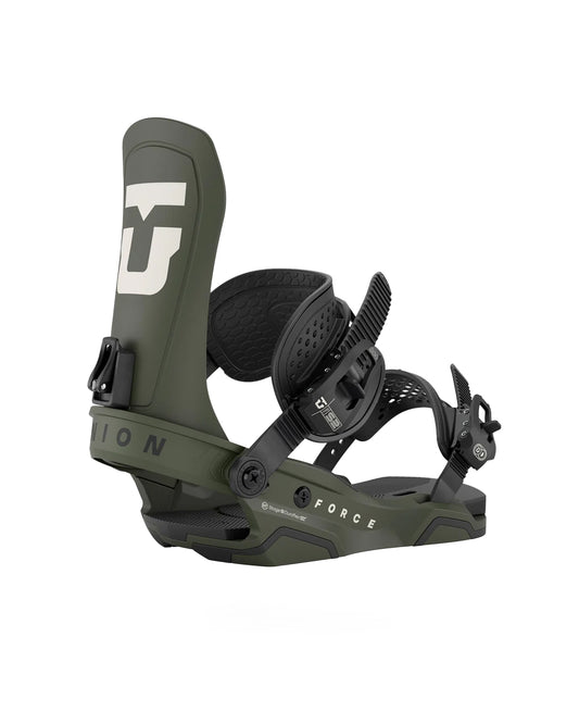Union Force Army Green 2026 Snowboard Bindings