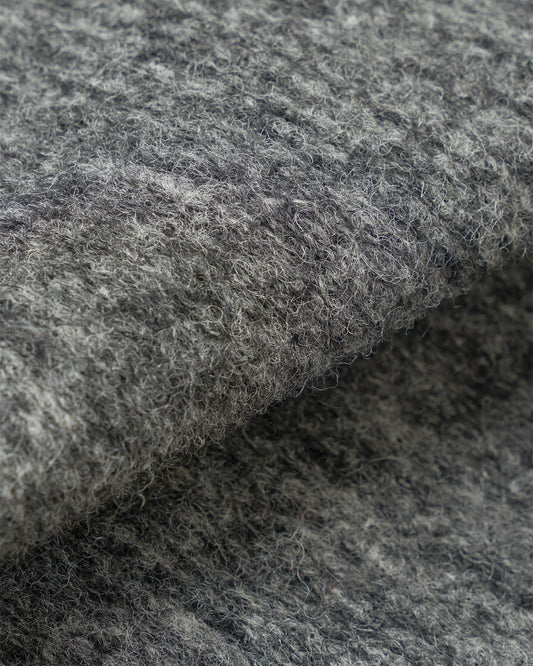Universal Works Advance Cardigan Wool Mix Knit Grey Marl