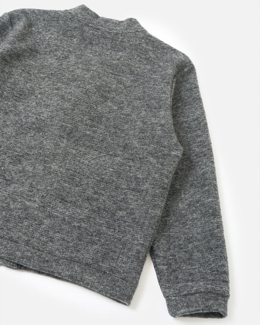 Universal Works Advance Cardigan Wool Mix Knit Grey Marl