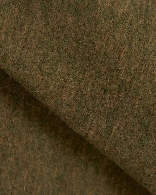 Universal Works Advance Cardigan Wool Mix Knit Olive