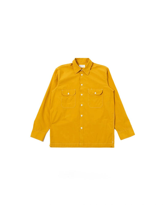 Universal Works CPO Shirt Organic Fine Poplin Golden Brown
