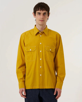 Universal Works CPO Shirt Organic Fine Poplin Golden Brown