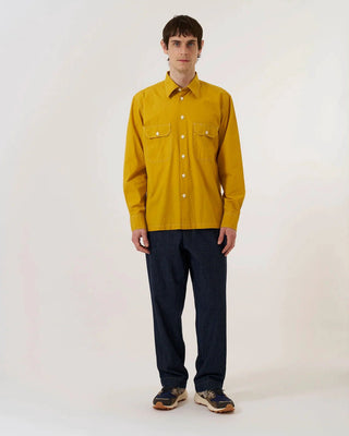 Universal Works CPO Shirt Organic Fine Poplin Golden Brown