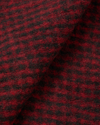 Universal Works Giacomo Tank Top 533 Wool Mix Black / Red