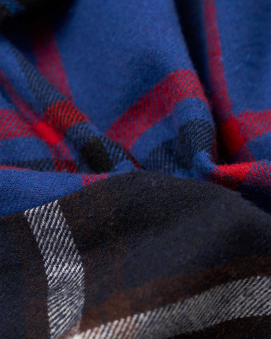 Universal Works Lazy Day Shirt Patchwork Checks Blue